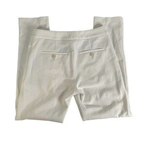 Theory Womens Crop Pants White Size 2